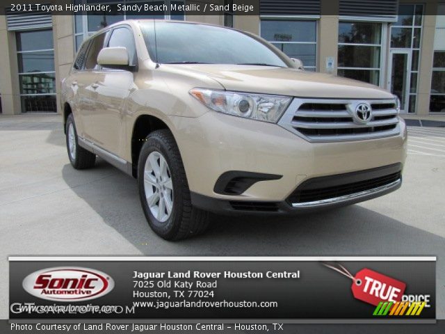 2011 Toyota Highlander  in Sandy Beach Metallic