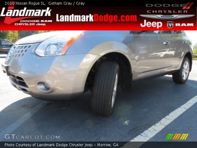 2010 Nissan Rogue SL in Gotham Gray