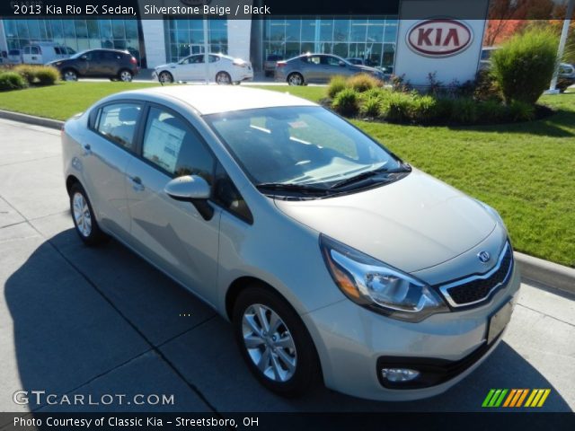 2013 Kia Rio EX Sedan in Silverstone Beige