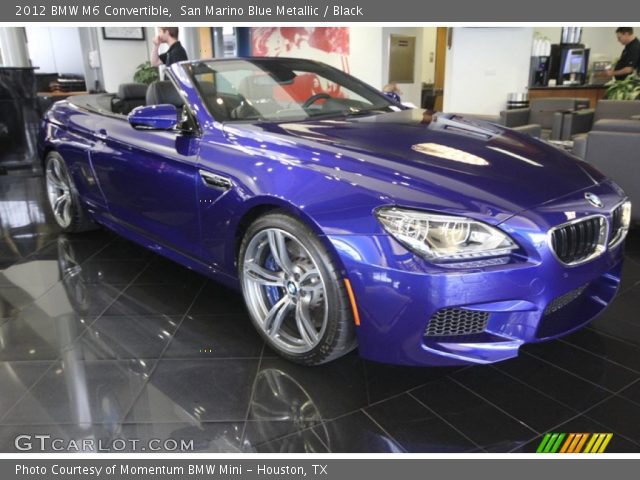 2012 BMW M6 Convertible in San Marino Blue Metallic