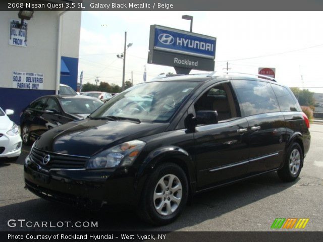 2008 Nissan Quest 3.5 SL in Galaxy Black Metallic