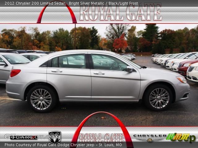 2012 Chrysler 200 Limited Sedan in Bright Silver Metallic