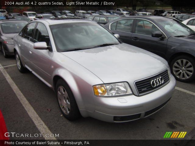 2004 Audi A6 4.2 quattro Sedan in Light Silver Metallic