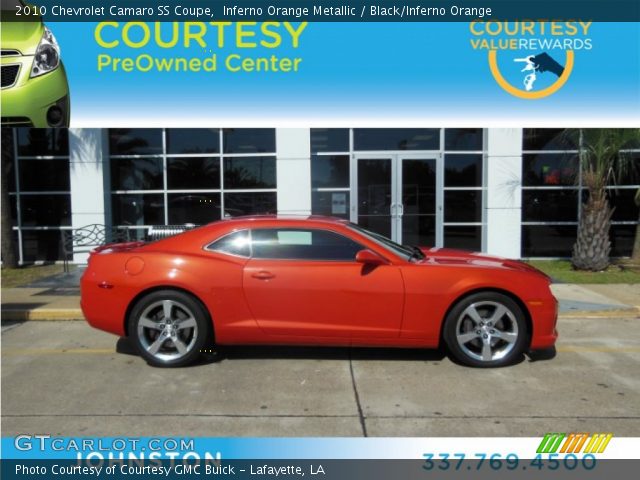 2010 Chevrolet Camaro SS Coupe in Inferno Orange Metallic