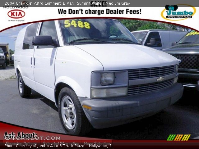 2004 Chevrolet Astro Commercial Van in Summit White