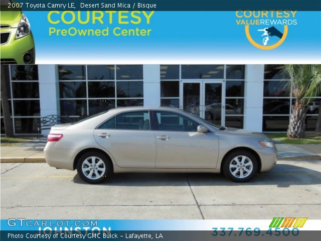 2007 Toyota Camry LE in Desert Sand Mica