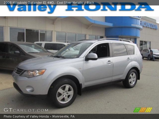2008 Mitsubishi Outlander ES 4WD in Cool Silver Metallic