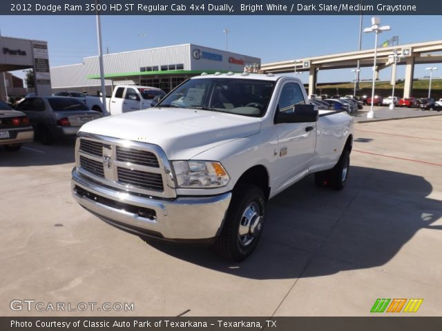 2012 Dodge Ram 3500 HD ST Regular Cab 4x4 Dually in Bright White
