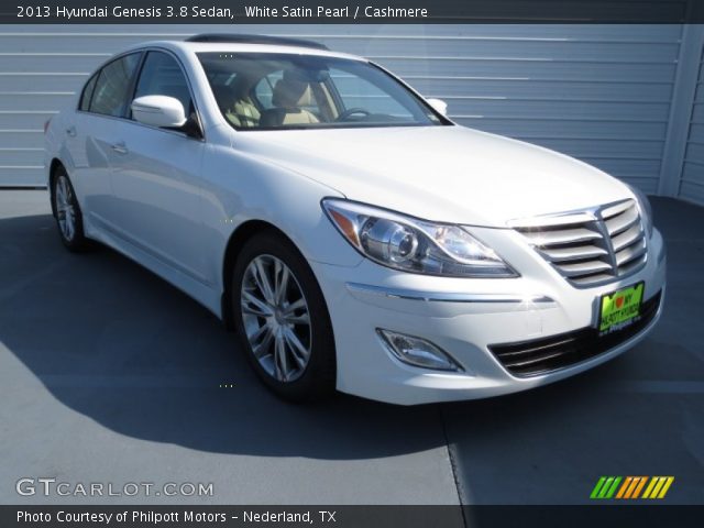 2013 Hyundai Genesis 3.8 Sedan in White Satin Pearl