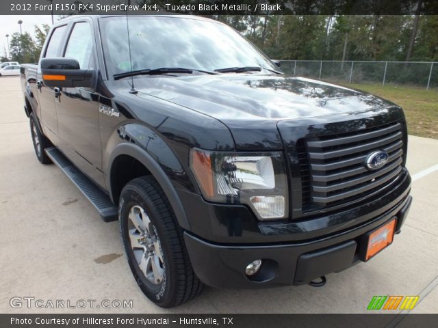 2012 Ford F150 FX4 SuperCrew 4x4 in Tuxedo Black Metallic