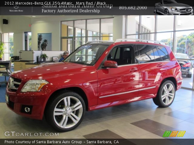 2012 Mercedes-Benz GLK 350 4Matic in Mars Red