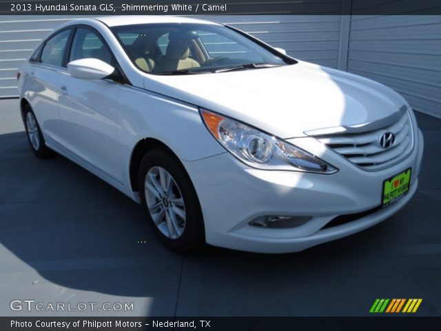 2013 Hyundai Sonata GLS in Shimmering White