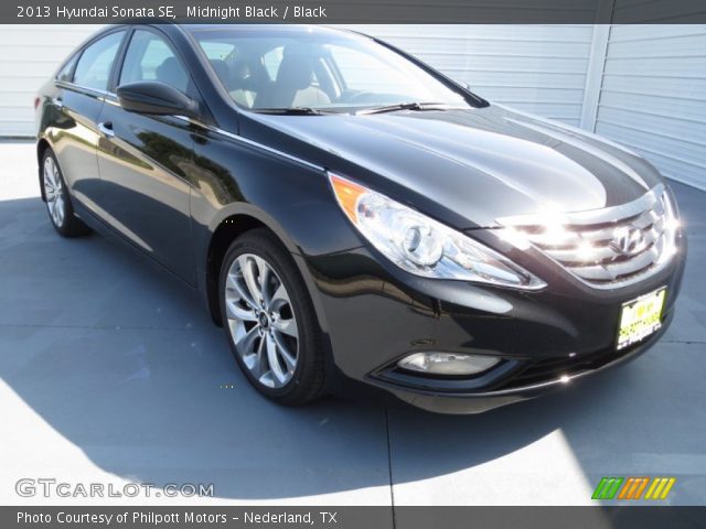 2013 Hyundai Sonata SE in Midnight Black