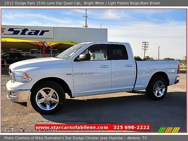 2012 Dodge Ram 1500 Lone Star Quad Cab in Bright White