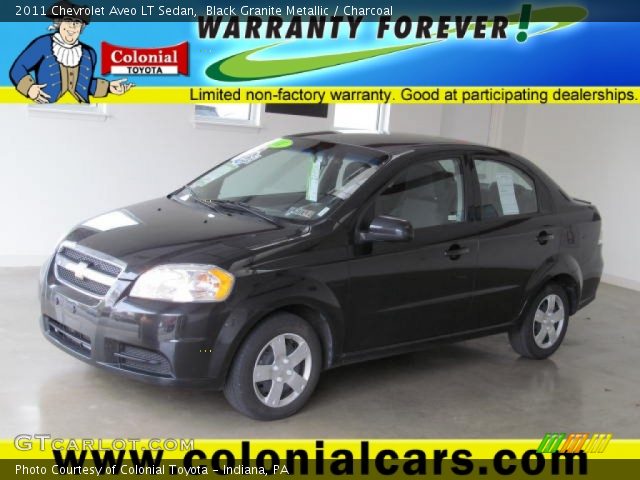 2011 Chevrolet Aveo LT Sedan in Black Granite Metallic