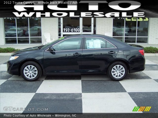 2012 Toyota Camry L in Attitude Black Metallic