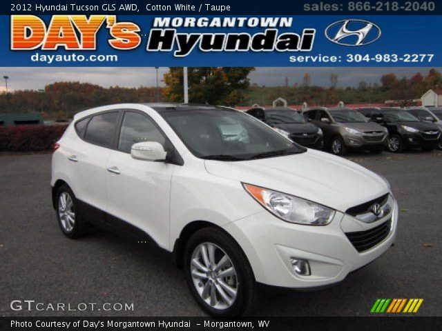 2012 Hyundai Tucson GLS AWD in Cotton White