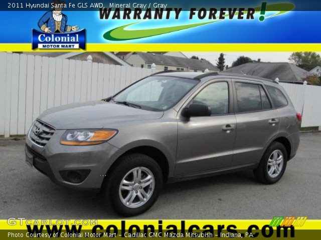 2011 Hyundai Santa Fe GLS AWD in Mineral Gray