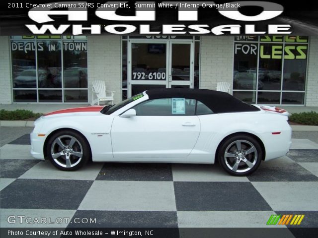 2011 Chevrolet Camaro SS/RS Convertible in Summit White
