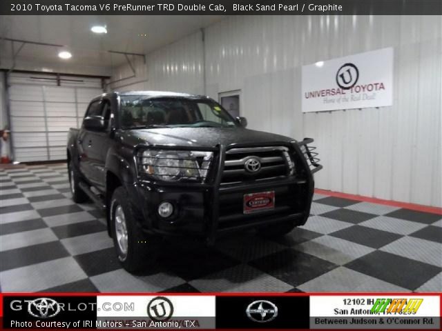 2010 Toyota Tacoma V6 PreRunner TRD Double Cab in Black Sand Pearl