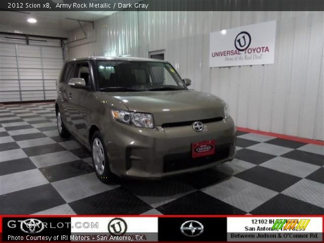 2012 Scion xB  in Army Rock Metallic