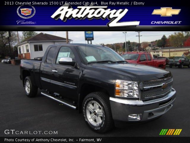 2013 Chevrolet Silverado 1500 LT Extended Cab 4x4 in Blue Ray Metallic