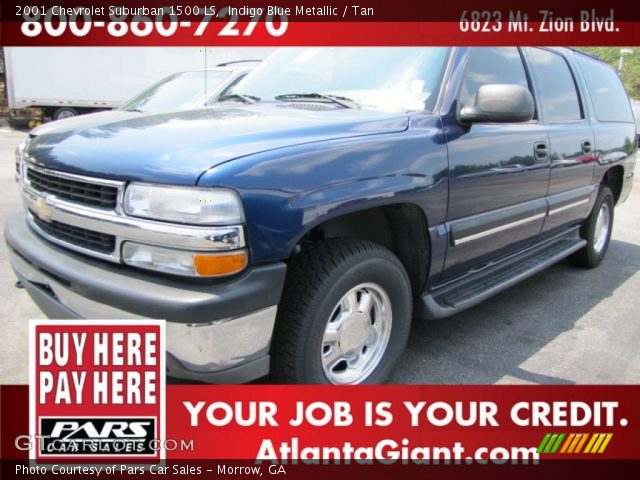 2001 Chevrolet Suburban 1500 LS in Indigo Blue Metallic