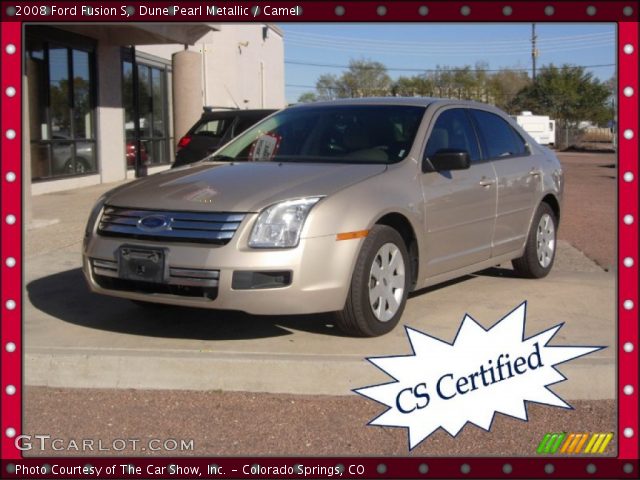 2008 Ford Fusion S in Dune Pearl Metallic