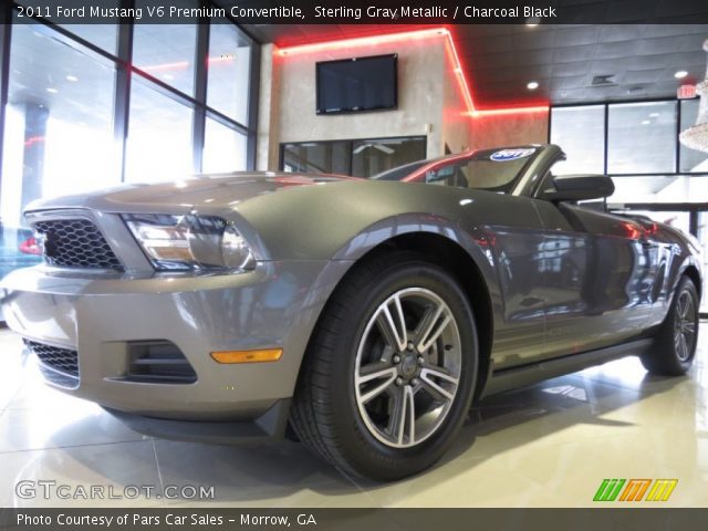 2011 Ford Mustang V6 Premium Convertible in Sterling Gray Metallic