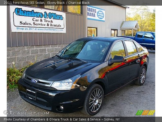 2011 Ford Focus SES Sedan in Ebony Black