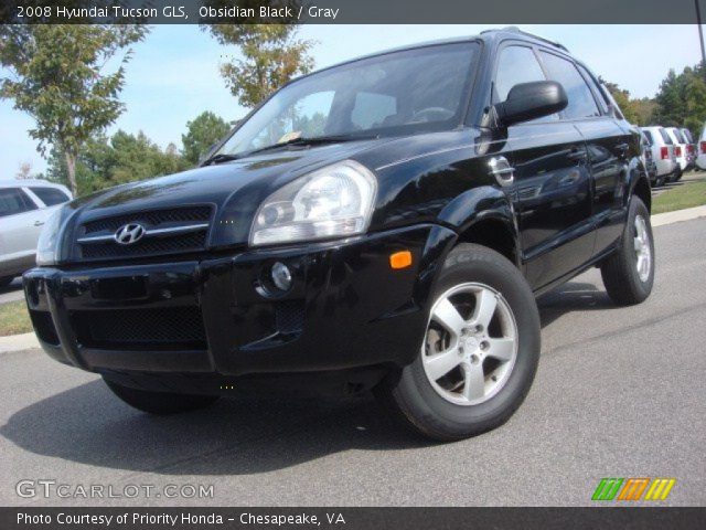 2008 Hyundai Tucson GLS in Obsidian Black