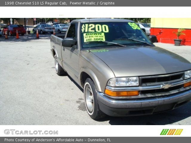 1998 Chevrolet S10 LS Regular Cab in Pewter Metallic