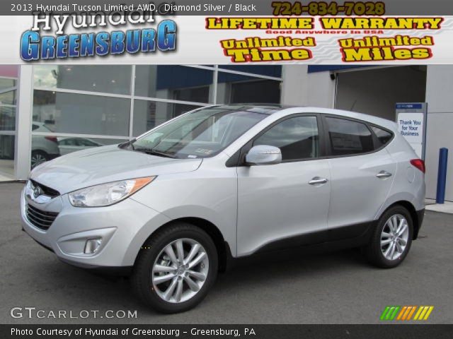 2013 Hyundai Tucson Limited AWD in Diamond Silver