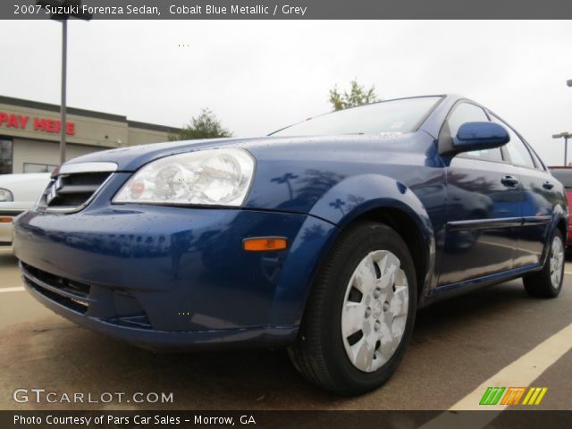 2007 Suzuki Forenza Sedan in Cobalt Blue Metallic