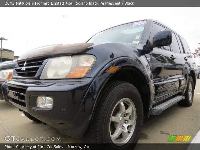 2002 Mitsubishi Montero Limited 4x4 in Solano Black Pearlescent