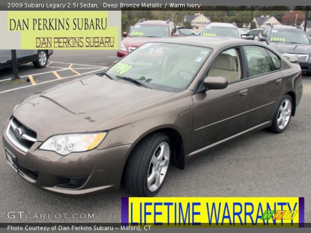 2009 Subaru Legacy 2.5i Sedan in Deep Bronze Metallic
