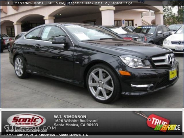 2012 Mercedes-Benz C 350 Coupe in Magnetite Black Metallic