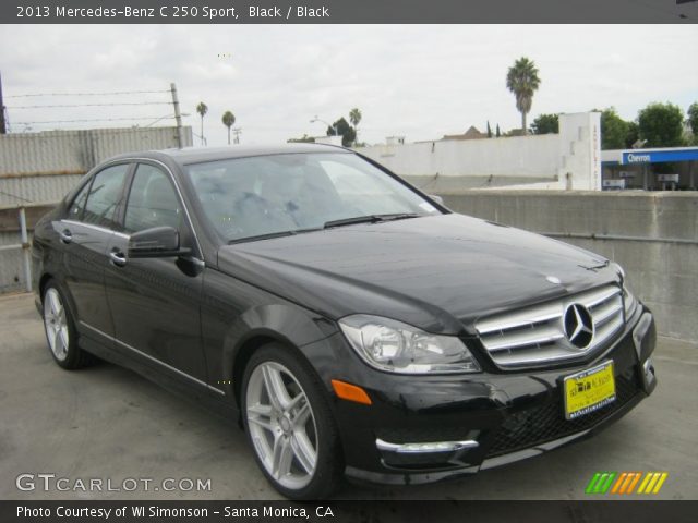 2013 Mercedes-Benz C 250 Sport in Black
