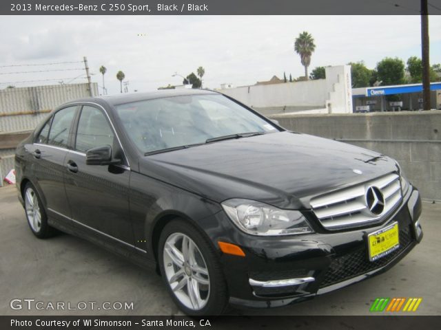 2013 Mercedes-Benz C 250 Sport in Black