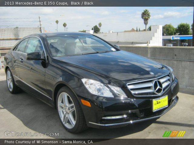 2013 Mercedes-Benz E 350 Coupe in Black