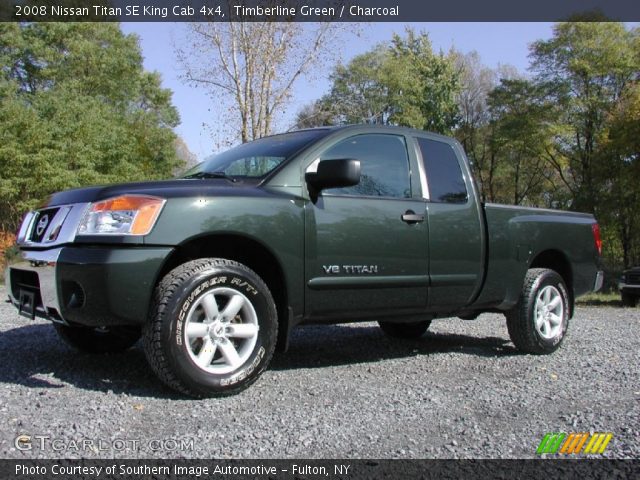 2008 Nissan Titan SE King Cab 4x4 in Timberline Green