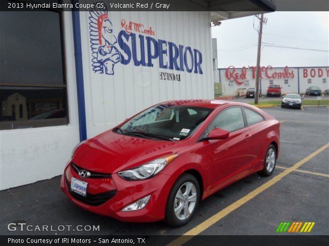 2013 Hyundai Elantra Coupe GS in Volcanic Red