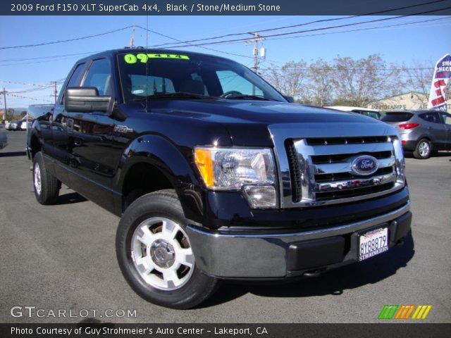 2009 Ford F150 XLT SuperCab 4x4 in Black