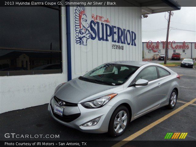 2013 Hyundai Elantra Coupe GS in Shimmering Air Silver