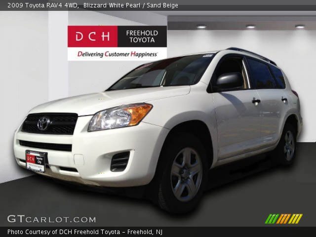 2009 Toyota RAV4 4WD in Blizzard White Pearl