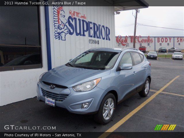 2013 Hyundai Tucson GLS in Aurora Blue