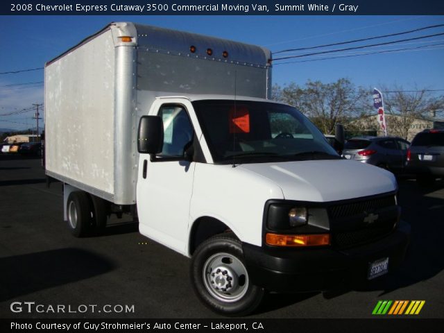 2008 Chevrolet Express Cutaway 3500 Commercial Moving Van in Summit White