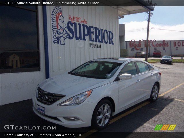 2013 Hyundai Sonata Limited in Shimmering White