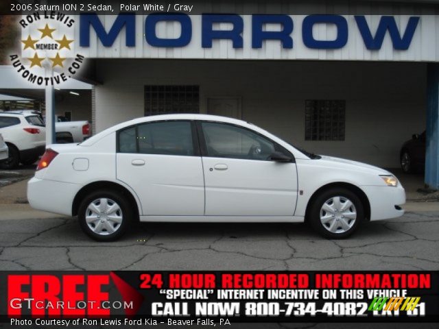 2006 Saturn ION 2 Sedan in Polar White