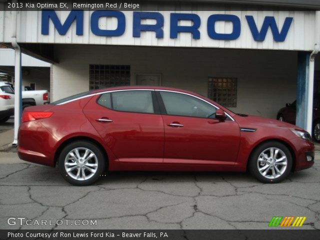 2013 Kia Optima EX in Remington Red